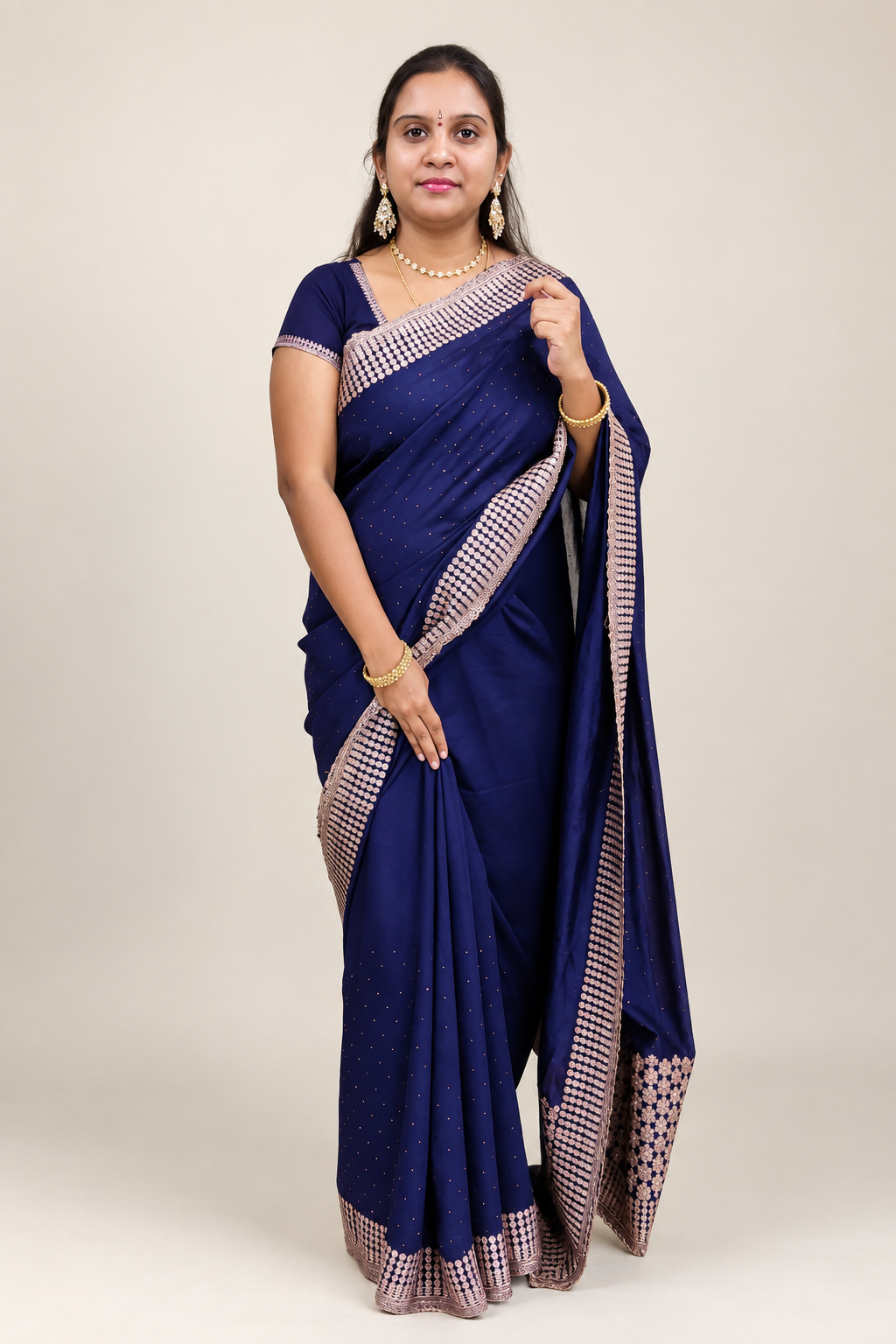 Sudha, founder of Vasthraabharanam